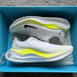 Nike ReactX Infinity Run 4 Running White Lemon Twist 🍋 NWOT
